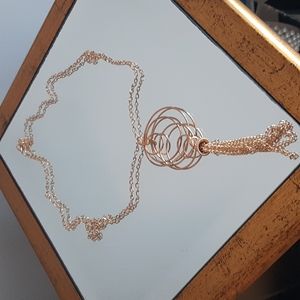 Gold tone necklace